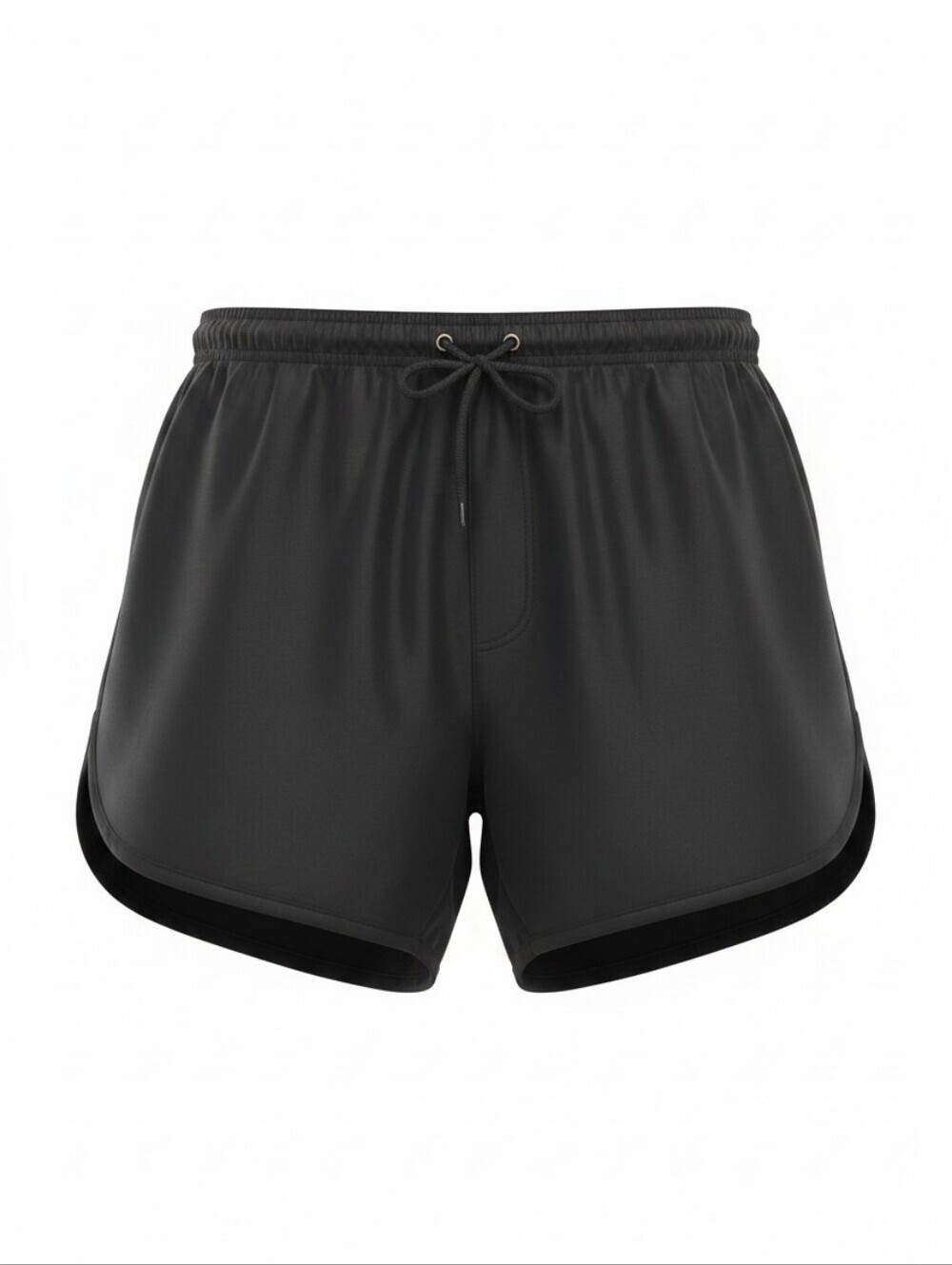 Catalina Black Women's Athletic Swim Shorts with Drawstring Waist